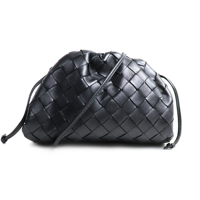 BOTTEGAVENETA ボッテガヴェネタ ミニ ザ ポーチ ショルダーバッグ ブラック 585852VCPP18803【中古】【あす楽】