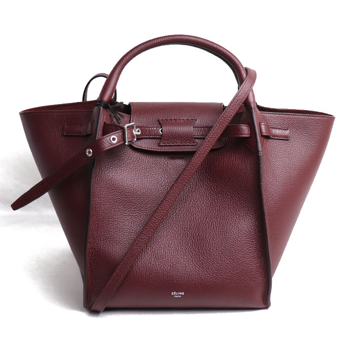 セリーヌ ショルダーバッグ（レディース） CELINE セリーヌ ビッグバッグ スモール 2Wayショルダーバッグ ワイン 183313A4U.28WN レディース【未使用】【買取品】【あす楽】