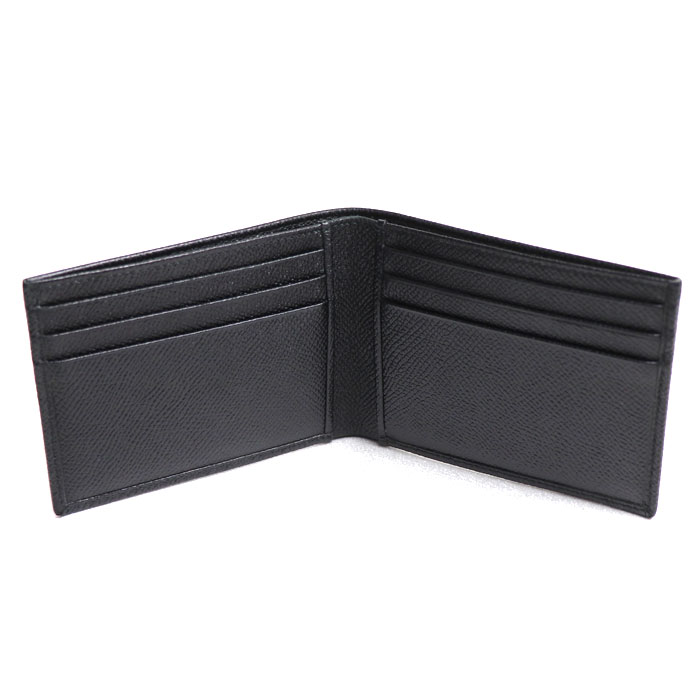 BVLGARI ブルガリ クラシコ 二つ折り財布 ブラック 20313 メンズ【中古】【あす楽】