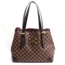 LOUIS VUITTON ルイ・ヴィトン ハムステッドMM ショルダーバッグ ダミエ ブラウン N51204 レディース【中古】(4)