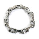 LOUIS VUITTON ルイ・ヴィトン ステンレススチール ブレスレット・チェーン モノグラム M00308 45.0g ユニセックス【中古】
