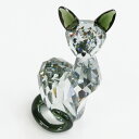SWAROVSKI スワロフスキー ハウスオブキャット イネス オブジェ 995008 猫 訳あり品【中古】