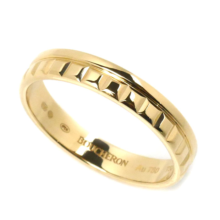 Boucheron ブシュロン K18YG イエローゴールド キャトルラディアント ハーフ リング・指輪 JAL00251 18.5号 59 4.5g ユニセックス【中古】のサムネイル