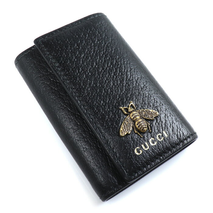 GUCCI グッチ アニマリエ ビー キーケース ブラック 523683 ユニセックス【中古】