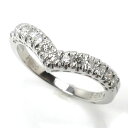 Pt900プラチナ リング・指輪 ダイヤモンド0.29ct 8.5号 2.6g レディース【中古】(4)