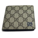 GUCCI グッチ GGコインウォレット 二つ折り財布 ベージュ ネイビー 768244 メンズ【未使用】【買取品】(4)