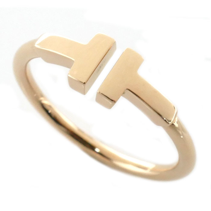 TIFFANY&Co. ティファニー K18PG ピンクゴールド Tワイヤー リング・指輪 60147377 14号 3.2g レディース【中古】【美品】のサムネイル