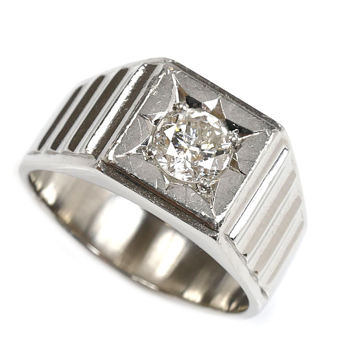 【中古】Pt900プラチナリング・...