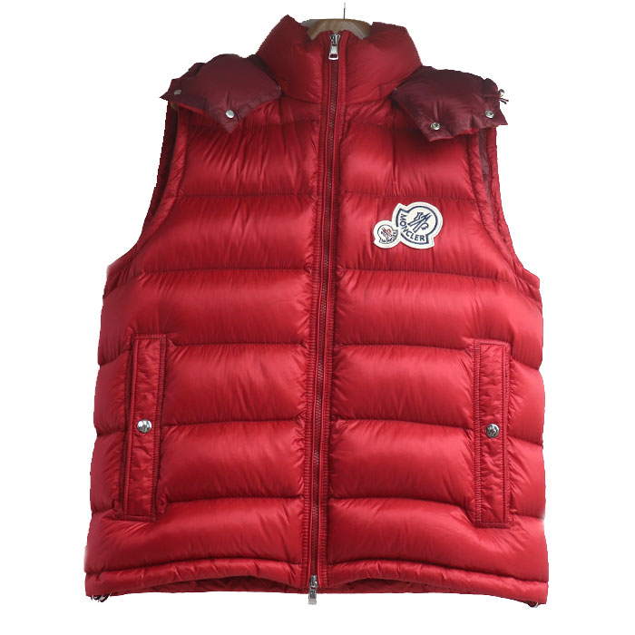 MONCLER ダウンジャケット/ダウンベスト 赤 3502625M0086 楽天市場】MONCLER ダウンベスト レッド(メンズファッション