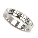 Boucheron ブシュロン K18WG ホワイトゴールド キャトル ラディアント ハーフ リング・指輪 JAL00250 9号 49 4.2g レディース【中古】【美品】