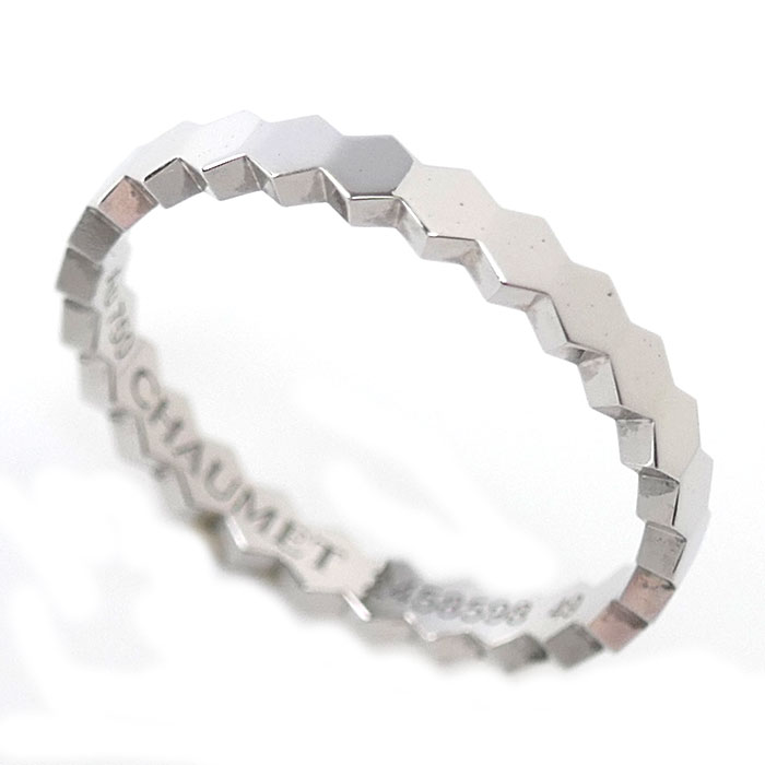 Chaumet ショーメ K18WG ホワイトゴールド ビーマイラブ ハニカム リング・指輪 081930 9号 49 1.8g レディース【中古】【美品】のサムネイル