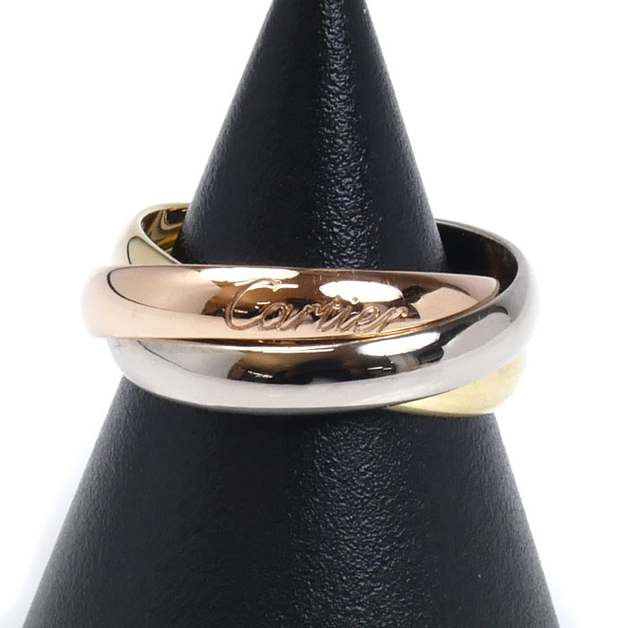 CARTIER カルティエ K18YG/PG/WG トリニティ クラシック リング・指輪 B4052752 12号 52 7.8g レディース【中古】【美品】のサムネイル