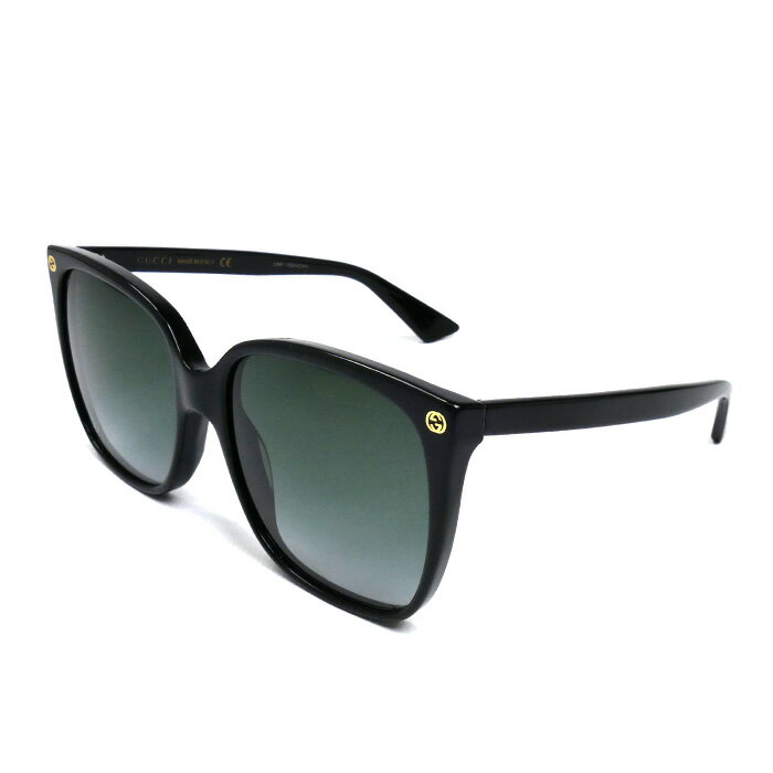 【エントリーでポイント5倍！】GUCCI グッチ Bee ビー サングラス ブラック GG0022S 001 57□18-140 ユニセックス【中古】【美品】