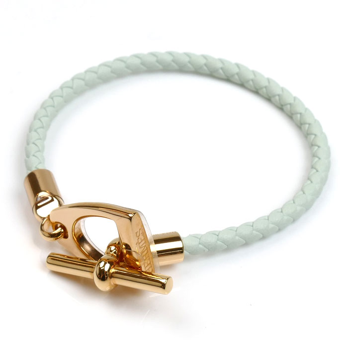 HERMES エルメス ヴォー・スウィフト エトリエ ブレスレット H100016FON3T2 ヴェール・ペパーミント レ..