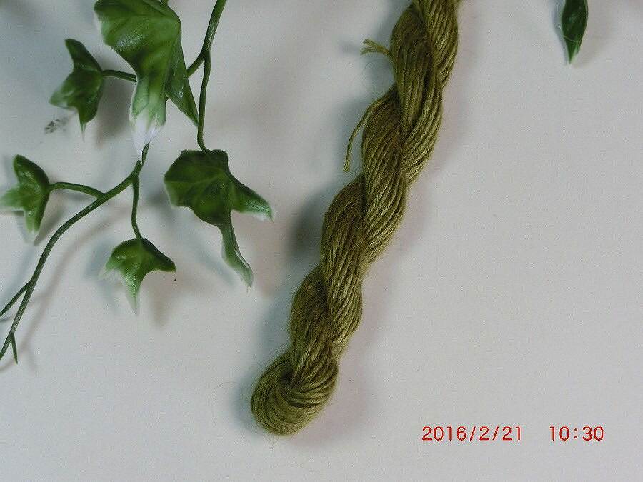 【麻糸】　ラミー　合太タイプ　全5色　＜利休茶＞