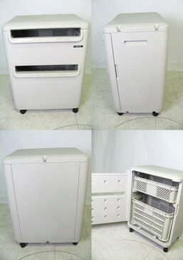 【SALE】【中古】アロン化成 ゴミ分類容器 ゴミ箱 2段 ストロコンテ付 グレー 【中古オフィス家具】