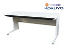 コクヨ isデスクシステム 平デスク W1600 引出し付 ホワイト 【中古オフィス家具】【中古】