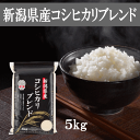 米 コシヒカリ 5kg 令和6年産 新潟県産コシヒカリブレンド 5kg 新潟県産 米 お米 白米 精米 モチ米 お赤飯 おこわ のしもち 餅 モチ もちもち 甘み ねばり おいしい コガネモチ 最高級 産地直送 送料無料