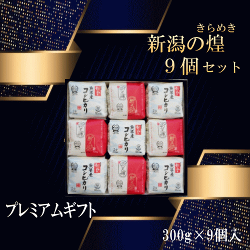 お米 ギフト 送料無料 令和4年産 新潟の煌9個セット 米 白米 精米 新潟 産地直送のサムネイル