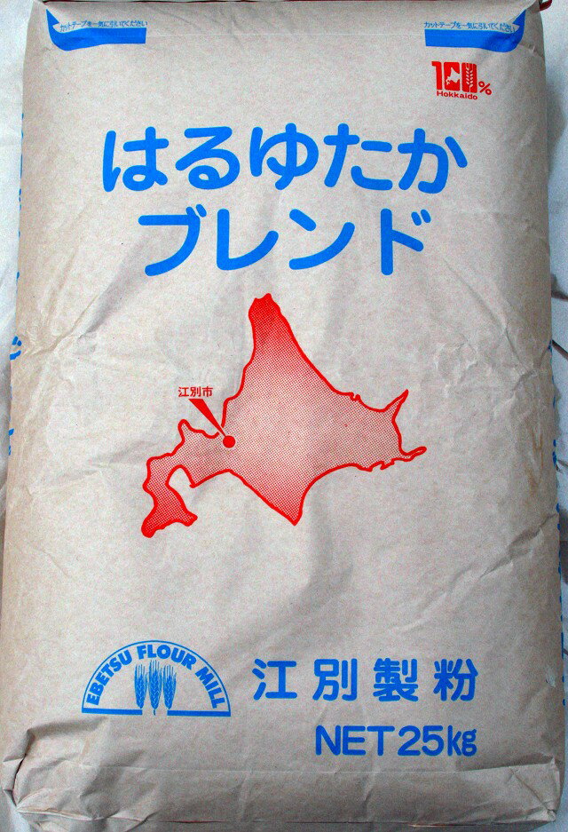 はるゆたかブレンド 1kg 北海道産 江別製粉 ハルユタカブレンド 国内産小麦粉100％ パン作り　国産強力粉
