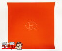 【神戸の質屋】【HERMES/エルメス】ゲームマット プレイマット 75×75cm フェルト オレンジ 箱付き【送料無料】g1206b