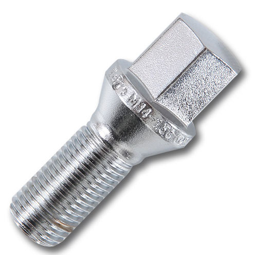 WEPRO ボルトシルバー(17HEX 14×1.5 首下28MM テーパー)