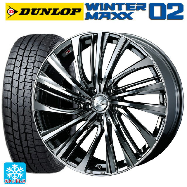 ホンダ ZR-V(RZ4)用 215/60R17 96Q ダンロップ ウィンターマックス 02(WM02) レオニス FS BMCMC 新品スタッドレスタイヤホイール 4本セット