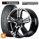 215/60R17 96H ヨコハマ ジオランダー A/T G015 ブラックレター 正規品 エムアイディー ナイトロパワー クロスクロウ(訳あり) ブラックメタリック+ミラーカット 17-7J 国産車用 サマータイヤホイール4本セット
