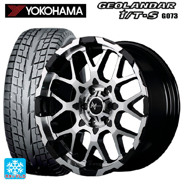 【6/15〜16限定 全品P5倍＆クーポン】215/65R16 98Q ヨコハマ ジオランダー ITS G073 正規品 エムアイディー ナイトロパワー M28バレット ブラック/ミラーカット 16-7J 国産車用 スタッドレスタイヤホイール4本セット