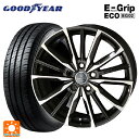 215/50R17 91V グッドイヤー エフィシェントグリップ エコ EG02 共豊 スマック ヴァルキリー(訳あり) サファイアブラックxメタリックポリッシ...