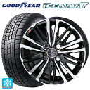 【10/27 10:59迄 全品P5倍&クーポン】145/80R13 75Q グッドイヤー アイスナビ7(数量限定) # 共豊 スマック クレスト サファイアブラックポリッシュ 13-4J 国産車用 スタッドレスタイヤホイール4本セット