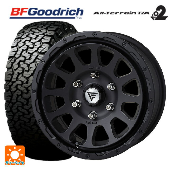 即日発送 トヨタ ランドクルーザープラド(150系)用 265/70R17 121/118S BFグッドリッチ オールテレーン TA KO2 ホワイトレター 正規品 デルタフォース オーバル # マットブラック 新品サマータイヤホイール 4本セット