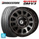 即日発送 【最大3万円OFFクーポン 4/27 9:59迄】スズキ ジムニーシエラ(74系)用 215/70R16 100Q ブリヂストン ブリザック DM-V3 # 正規品 デルタフォース オーバル マットスモークポリッシュ 新品スタッドレスタイヤホイール 4本セット