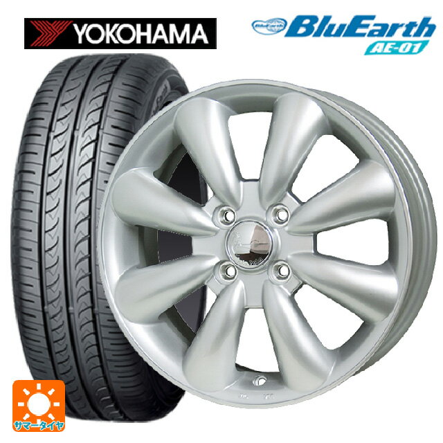 【6/22 20時〜 全品P5倍＆クーポン】145/80R13 75S ヨコハマ ブルーアース AE01 ホットスタッフ ララパーム KC8 S 13-4J 国産車用 サマータイヤホイール4本セット