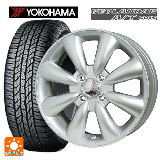 【6/22 20時〜 全品P5倍＆クーポン】155/65R14 75H ヨコハマ ジオランダー A/T G015 ブラックレター 正規品 ホットスタッフ ララパーム KC8 S 14-4.5J 国産車用 サマータイヤホイール4本セット