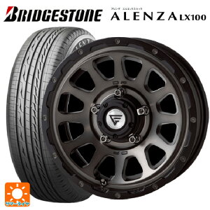 スズキ ジムニーシエラ(74系)用 215/70R16 100H ブリヂストン アレンザLX100 正規品 # デルタフォース オーバル マットスモークポリッシュ 新品サマータイヤホイール 4本セット