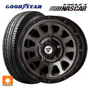 215/65R16 109/107R グッドイヤー イーグル ナンバー1 ナスカー ホワイトレター＃ エクシズルライン デルタフォース オーバル マットスモークポリッシュ 16-6J 国産車用 サマータイヤホイール4本セット