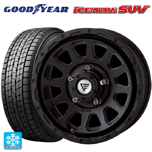 【最大3万円OFFクーポン 5/16 1:59迄】215/70R16 100Q グッドイヤー アイスナビ SUV エクシズルライン デルタフォース オーバル マットブラック 16-5.5J 国産車用 スタッドレスタイヤホイール4本セット