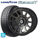 【10/27 10:59迄 全品P5倍&クーポン】205/60R16 92Q グッドイヤー アイスナビ7(数量限定) # エクシズルライン デルタフォース オーバル マットスモークポリッシュ 16-7J 国産車用 スタッドレスタイヤホイール4本セット
