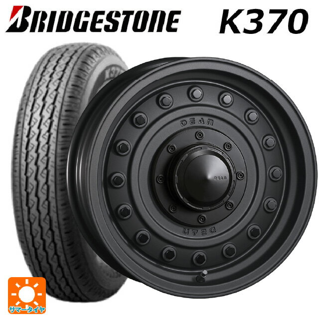 2025年製 145/80R12 80/78N ブリヂストン K370 正規品 クリムソン ディーン コロラド マットチャコールブラック 12-4J 国産車用 サマータイヤホイール4本セット