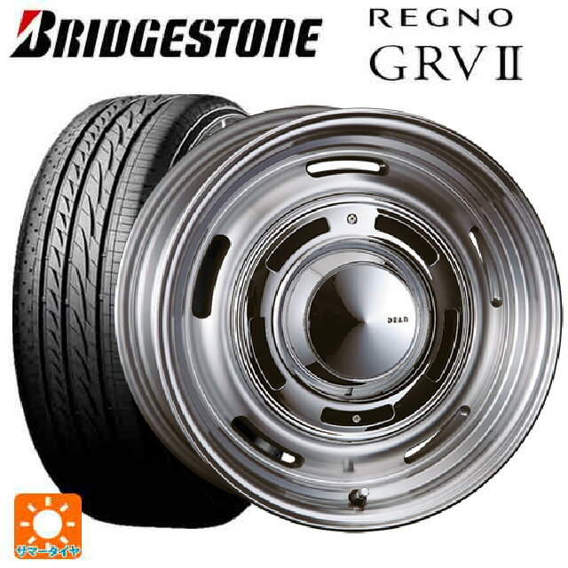 ホンダ ZR-V(RZ4)用 215/60R17 96H ブリヂストン レグノ GRV2 正規品 # ディーン クロスカントリー バーニッシュグレー 新品サマータイヤホイール 4本セット