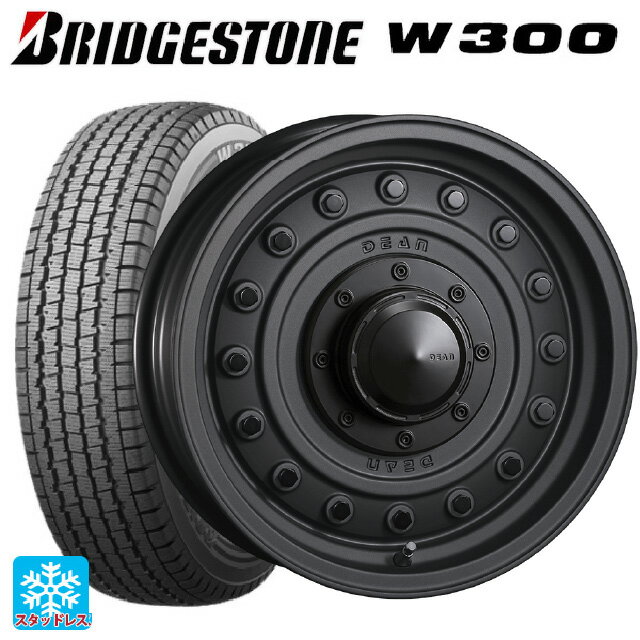 2024年製 145/80R12 80/78N ブリヂストン W300 正規品 クリムソン ディーン コロラド マットチャコールブラック 12-4J 国産車用 スタッドレスタイヤホイール4本セット