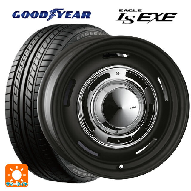 ホンダ ZR-V(RZ4)用 215/55R17 94V グッドイヤー イーグル LS EXE # ディーン クロスカントリー マットブラック 新品サマータイヤホイール 4本セット