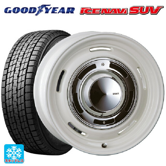 【5/20限定 最大3万円OFFクーポン】215/70R16 100Q グッドイヤー アイスナビ SUV クリムソン ディーン クロスカントリー マーガレットホワイト 16-6.5J 国産車用 スタッドレスタイヤホイール4本セット