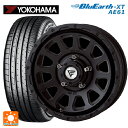 即日発送 【最大3万円OFFクーポン 4/27 9:59迄】スズキ ジムニーシエラ(74系)用 215/70R16 100H ヨコハマ ブルーアースXT AE61 デルタフォース オーバル マットブラック 新品サマータイヤホイール 5本セット