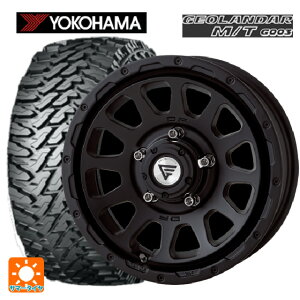 スズキ ジムニーシエラ(74系)用 2024年製 215/70R16 100/97Q ヨコハマ ジオランダー M/T G003 デルタフォース オーバル マットブラック 新品サマータイヤホイール 5本セット