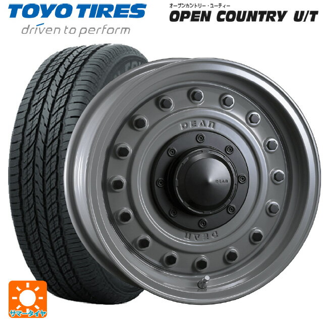 215/70R16 100H トーヨー オープンカントリー UT クリムソン ディーン コロラド スチールグレー 16-5.5J 国産車用 サマータイヤホイール4本セット