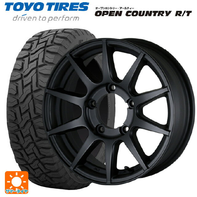 在庫有り スズキ ジムニー(64系)用 215/70R16 100Q トーヨー オープンカントリー RT ブラックレター CST ゼロワンハイパー XJ FBK 新品サマータイヤホイール 4本セット