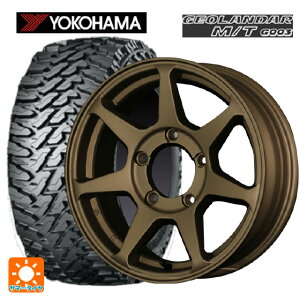 スズキ ジムニーシエラ(74系)用 215/70R16 100/97Q ヨコハマ ジオランダー M/T G003 CST ゼロワンハイパー +J 鋳出しロゴ BR 新品サマータイヤホイール 4本セット