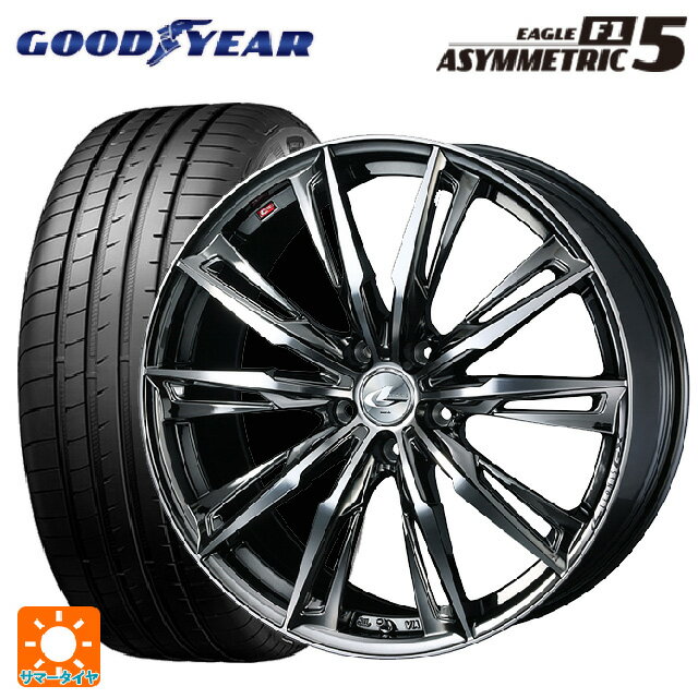 スバル レヴォーグ(VN系)用 245/40R18 97Y XL グッドイヤー イーグル F1 アシメトリック5 レオニス GX BMCMC 新品サマータイヤホイール 4本セット